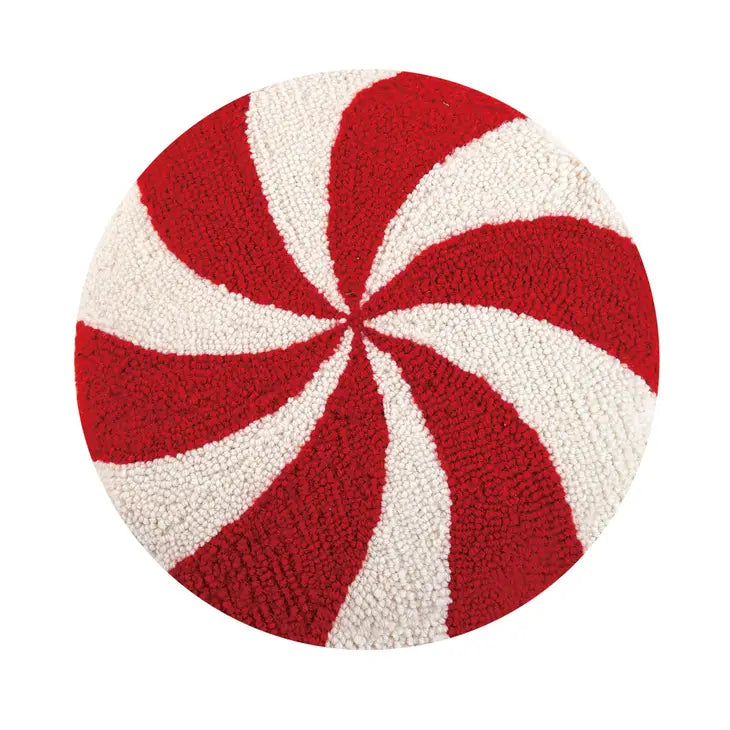 Coussin Rond rouge